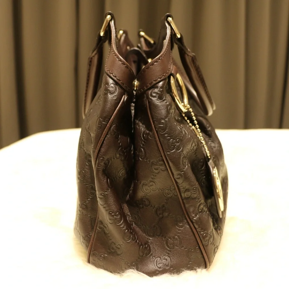 Gucci Brown Leather Sukey Hobo Bag - Picture 6 of 14